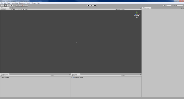 Unityoberfl&auml;che